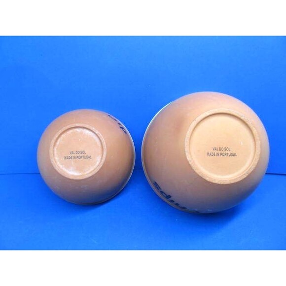 Val Do Sol Portugal Nesting Bowls Set of 2 Chips & Dip - Picture 5 of 12